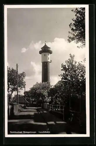 AK Wangerooge, Partie mit Leuchtturm