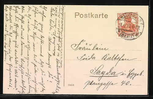 AK Naumburg a. S., Ortsansicht mit Marktplatz