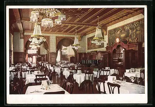 AK München, Gaststätte Neue Börse, Maximiliansplatz 8, Inhaber: Friedrich Dannenhöfer