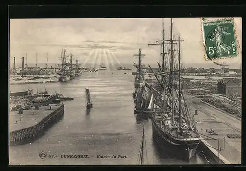 AK Dunkerque, Entrée du Port