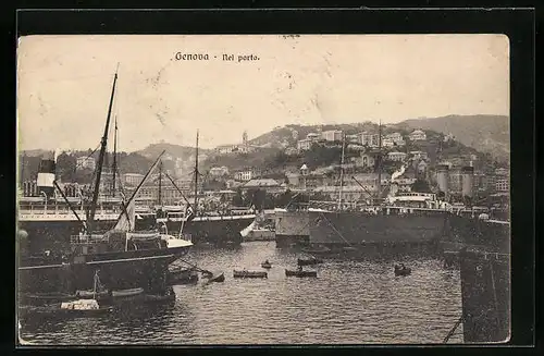 AK Genova, Nel porto, Hafen