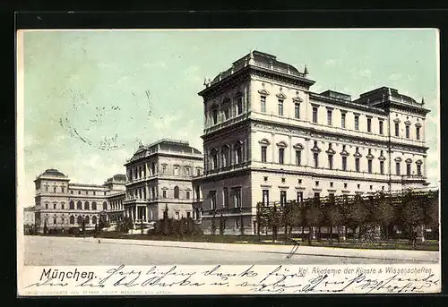 AK München, Kgl. Akademie der Künste und Wissenschaften
