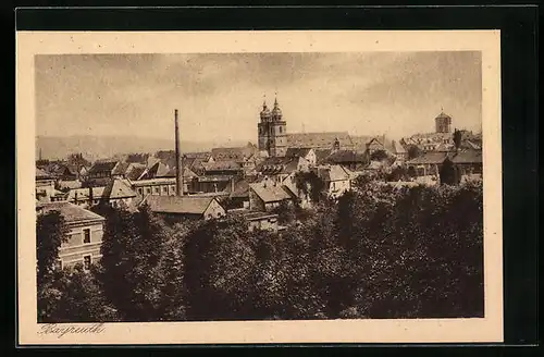 AK Bayreuth, Gesamtansicht mit Kirche