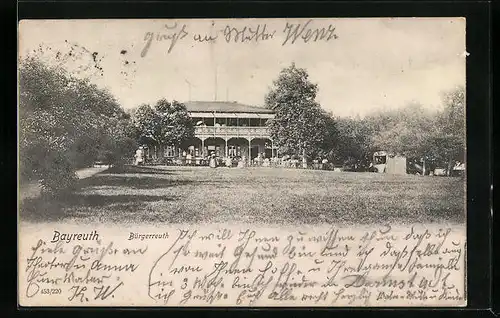 AK Bayreuth, Gasthaus Bürgerreuth