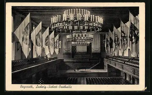 AK Bayreuth, Ludwig-Siebert-Festhalle, Innenansicht