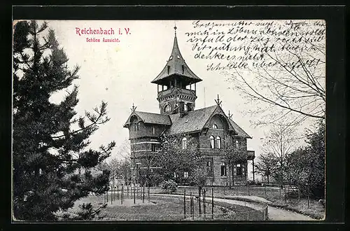 AK Reichenbach i. V., Schöne Aussicht