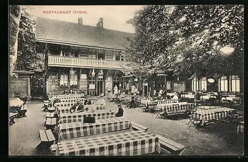 AK Oybin, Restaurant mit Terrasse