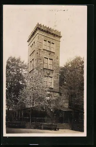 AK Valtenberg, Turm mit Umgebung