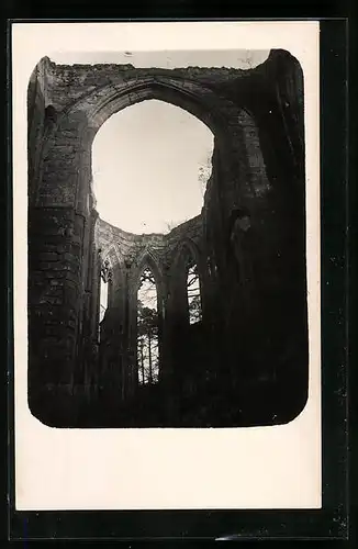 Foto-AK Oybin, Klosterruine ca. 1930