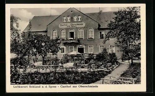 AK Sohland a. d. Spree, Gasthof zur Oberschmiede