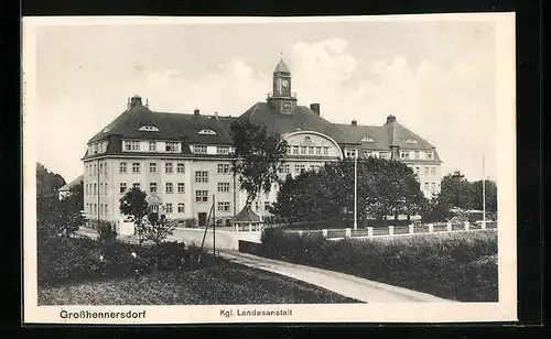 AK Grosshennersdorf, Kgl. Landesanstalt
