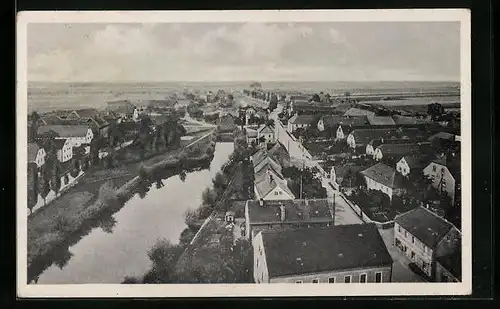 AK Zeithain, Ortspartie mit Fluss