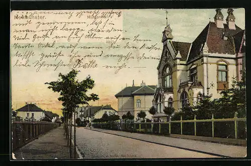 AK Neumünster, Partie an der Mühlenhof-Strasse