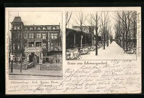 AK Berlin-Schmargendorf, Restaurant Schützenhaus von Gustav Förste