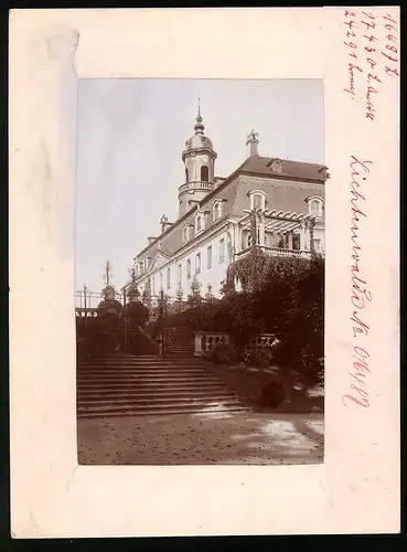 Fotografie Brück & Sohn Meissen, Ansicht Lichtenwalde, Blick auf das Schloss im Zschopautale