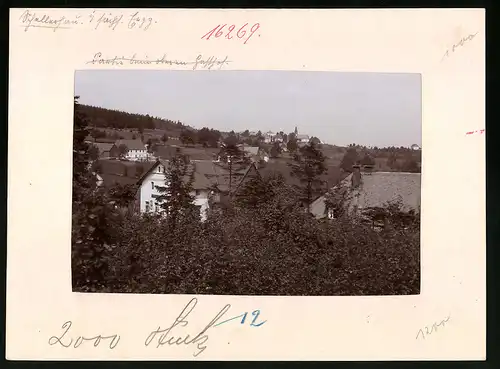 Fotografie Brück & Sohn Meissen, Ansicht Schellerhau i. Erzg., Blick auf den Oberen Gasthof