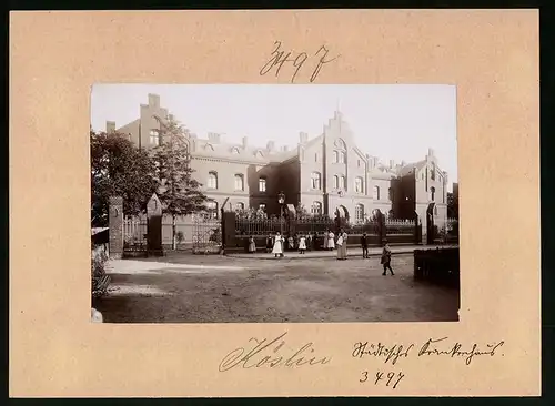 Fotografie Brück & Sohn Meissen, Ansicht Köslin, Städtisches Krankenhaus