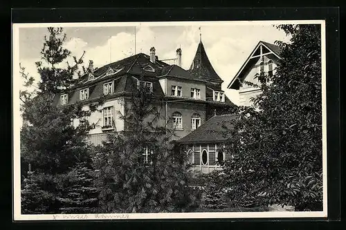 AK Radebeul-Zitzschewig, Genesungsheim Wettinshöhe