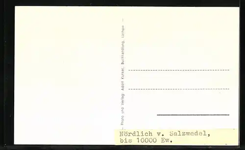 AK Lüchow, Partie am Marktplatz