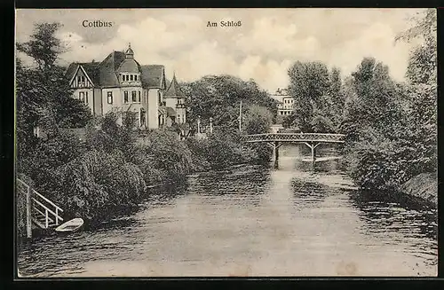 AK Cottbus, Partie am Schloss