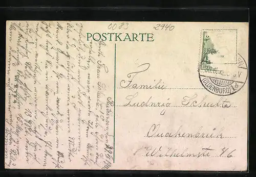 AK Wilhelmshaven, Markttreiben auf dem Bismarckplatz