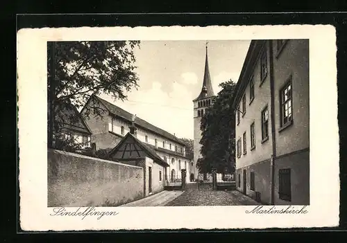 AK Sindelfingen, Blick zur Martinskirche