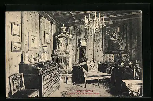 AK Sand-Taufers, Schloss Taufers - Damenzimmer