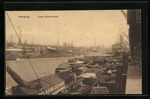AK Hamburg, Kaiser Wilhelm-Hafen