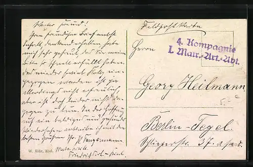 AK Kiel, Handelshafen mit Germaniawerft