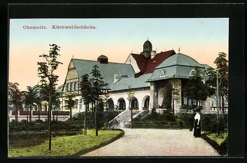 AK Chemnitz, Ansicht der Küchwaldschänke