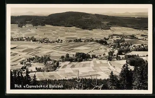 AK Cunewalde, Blick vom Czorneboh n. d. Bieleboh