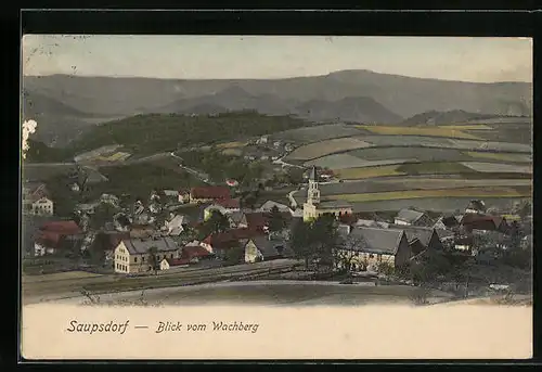 AK Saupsdorf, Blick vom Wachberg