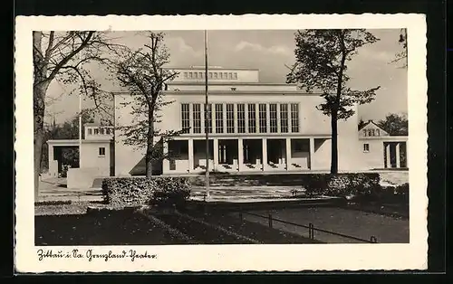 AK Zittau i. Sa., Grenzland-Theater