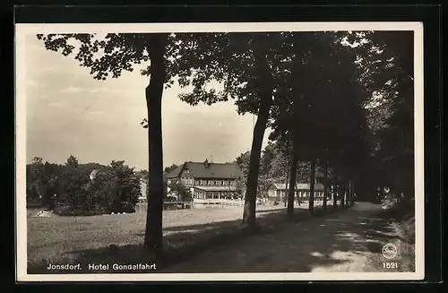 AK Jonsdorf /Zittauer Gebirge, Hotel Gondelfahrt