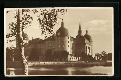 AK Moritzburg, Schloss am Fluss