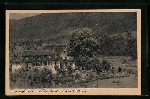 AK Oberschlottwitz, Gasthaus Klein-Tirol
