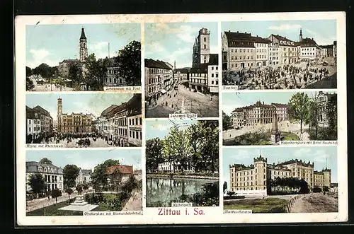 AK Zittau i. Sa., Ortsansichten mit Johanneum