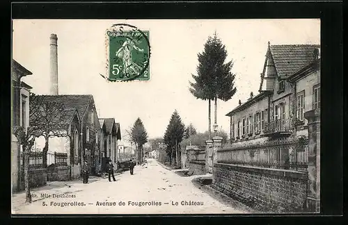 AK Fougerolles, Avenue de Fougerolles, Le Château