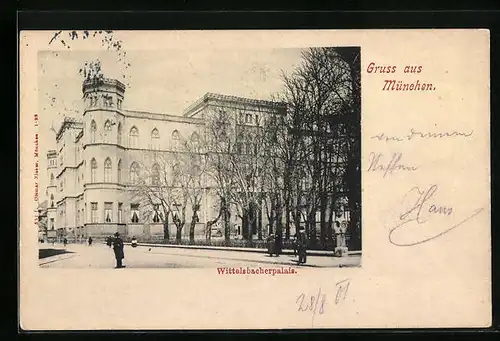 AK München, Wittelsbacherpalais
