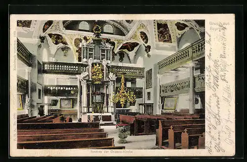 AK Bayreuth, Inneres der Ordens-Kirche