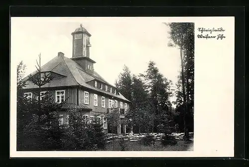 AK Weifa, Gasthaus Weifaer Höhe mit Aussenplätzen