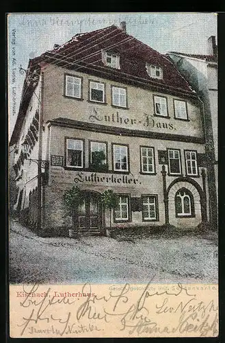 AK Eisenach, Lutherhaus mit Lutherkeller