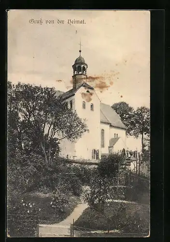 AK Oberottendorf, Kirche mit Park