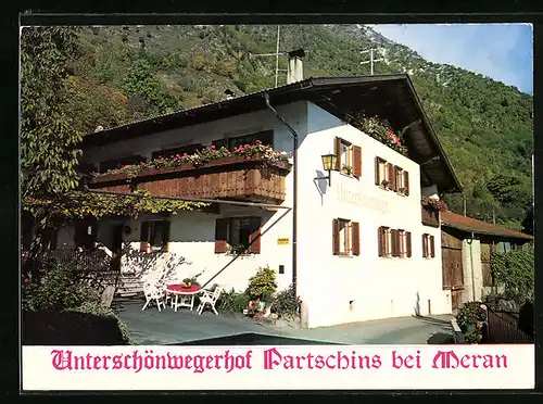 AK Partschins bei Meran, Pension Unterschönwegerhof