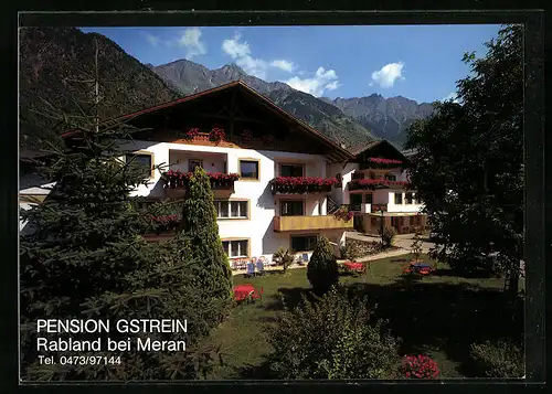 AK Rabland bei Meran, Pension-Garni, St. Jakobstrasse 14