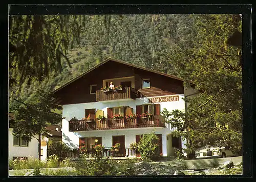AK Rabland /Partschins, Pension Garni Waldheim