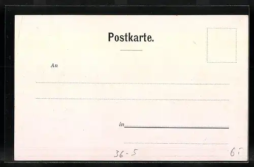 Künstler-AK Oberammergau, Haus des Rochus, Portrait des Christus-Darstellers Anton Lang - Passionsspiel 1900