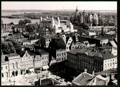 20 Fotografien Ansicht Schwerin, Städte der DDR, Rostock, Jena, Quedlinburg, PGH Film und Bild Berlin, Fotos Hoffmann