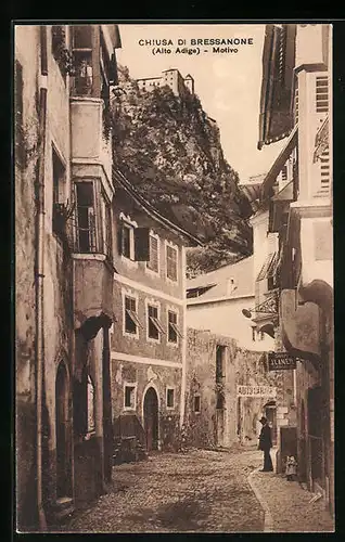 AK Klausen, Strassenpartie mit Autogarage