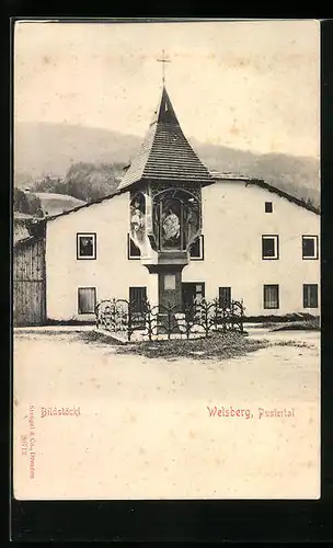 AK Welsberg /Pustertal, Partie mit Bildstöckl
